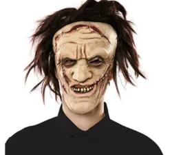Maschera psico con i capelli