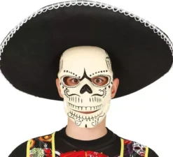 Maschera scheletro messicana