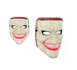 Maschera sorriso malvagio in metallo