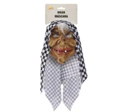 maschera strega con cappuccio