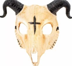 Maschera teschio ariete satanico