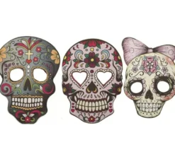 Maschera teschio assortiti giorno dei morti