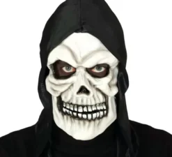 Maschera teschio con cappuccio