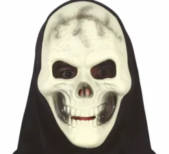 Maschera Teschio con Cappuccio in Pvc