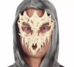 Maschera Teschio Cornuto in Pvc