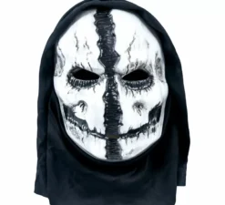 Maschera Uomo Morto con Cappuccio in Pvc