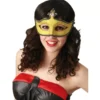 Maschera veneziana in plastica in 3 colori assortiti