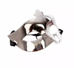 Maschera veneziana metallizzata in vari colori