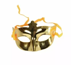 Maschera veneziana metallizzata in vari colori