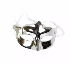 Maschera veneziana metallizzata in vari colori