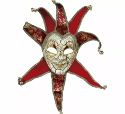 Maschera Veneziana Rossa per Uomo