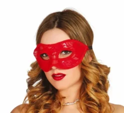 Maschera vintage rossa