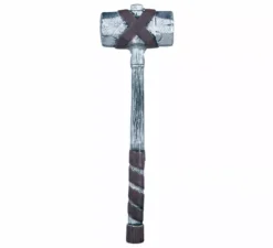 Mazza medievale in argento da 60 cm