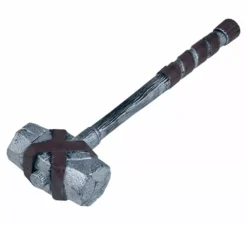 Mazza medievale in argento da 60 cm