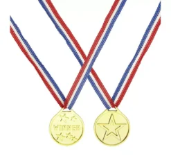 Medaglia del vincitore con nastro tricolore