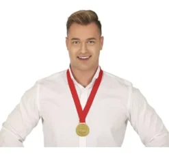 Medaglia di congratulazioni con nastro rosso