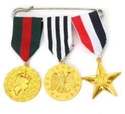 Medaglie d'onore militare d'oro con nastro