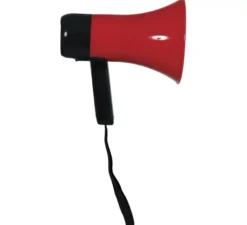 Megafono multifunzione rosso da 20 cm