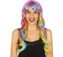 Melena parrucca multicolore