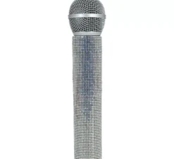 Microfono da 21 cm con strass