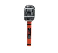 Microfono gonfiabile 58 cm colori assortiti