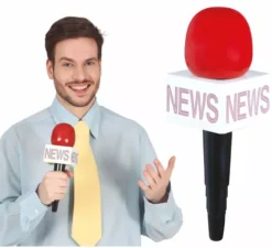 Microfono reporter da 25 cm