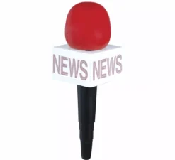 Microfono reporter da 25 cm