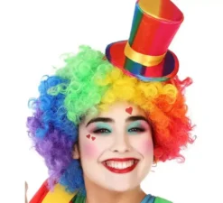 Mini cappello da clown multicolore