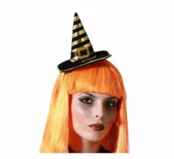 Mini cappello da strega a righe in vari colori