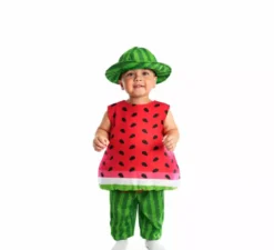 Mini costume da anguria per neonato