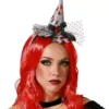 Mini fascia per cappello da strega grigia