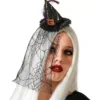 Mini fascia per cappello da strega nera