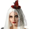 Mini fascia per cappello da strega rossa