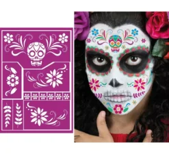Modello di trucco per bambini Catrina