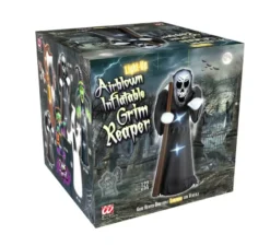 Morte Auto Gonfiabile di Halloween con Illuminazione da 122 cm