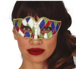 Multicolor maschera Arlequin