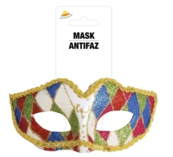 Multicolor maschera Arlequin
