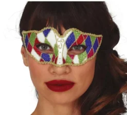 Multicolor maschera Arlequin
