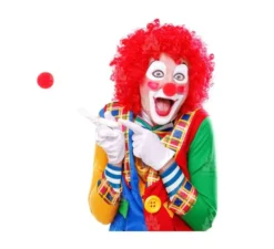 Naso da clown in schiuma rossa