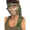Nastro da soldato per capelli camouflage 150 cm x 4 cm