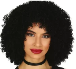 Nero Afro parrucca riccia