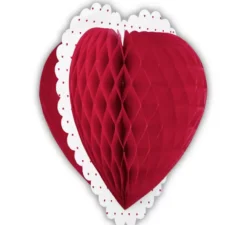 Nido d'ape a forma di cuore 25 cm/dm