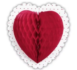 Nido d'ape a forma di cuore 25 cm/dm