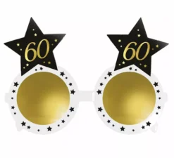 Occhiale Bianco con Stelle Anni 60