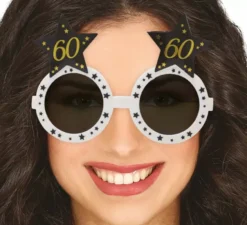 Occhiale Bianco con Stelle Anni 60
