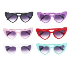 Occhiali a cuore per bambini in colori assortiti