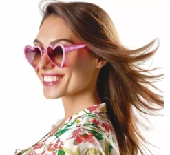Occhiali a cuore per ragazze da festa per adulti