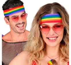 Occhiali a forma di cuore trasparente
