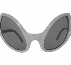 Occhiali Alien argento per adulti
