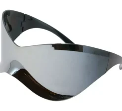 Occhiali a specchio futuristici